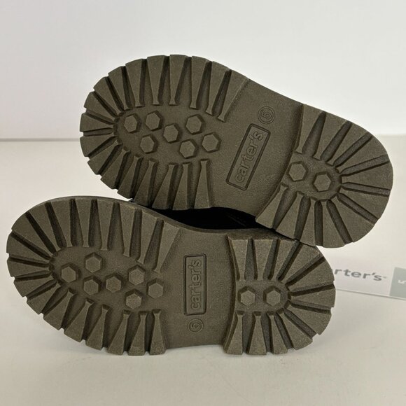 Carters Toddler Boys Ankle Boots Ralph Grey Fall Winter Lace Up Size 5 Shoes New - Picture 6 of 8